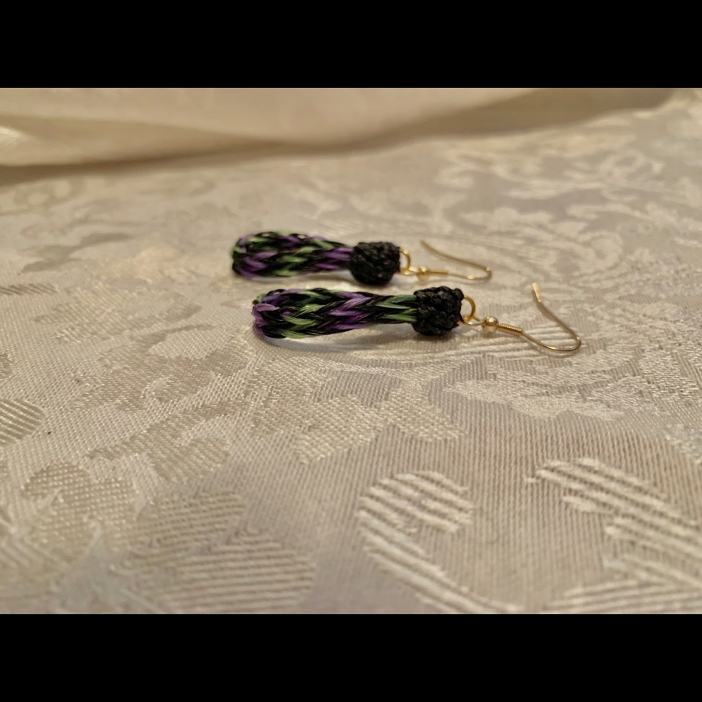 Horsehair earrings